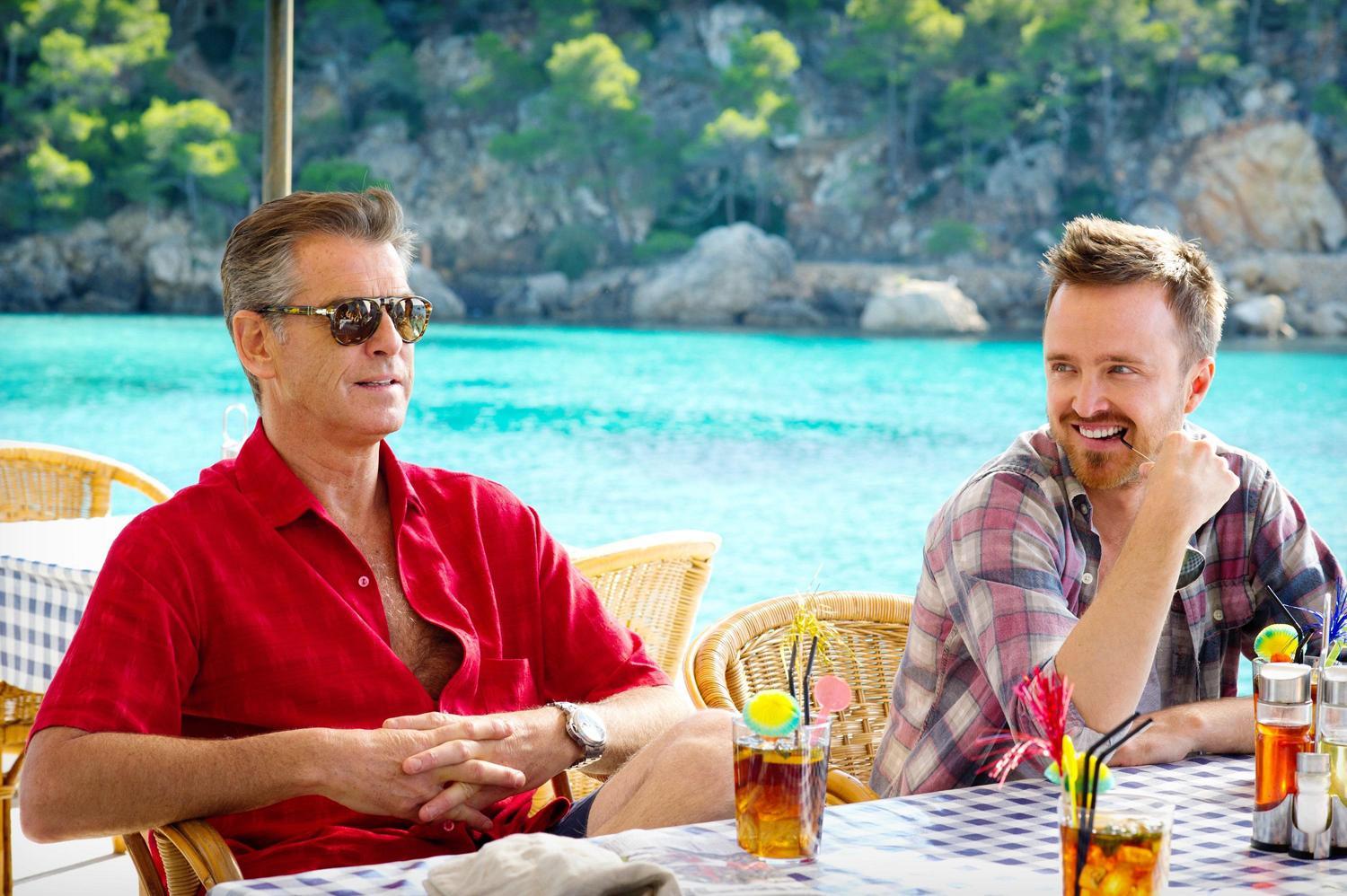 Pierce Brosnan, Aaron Paul