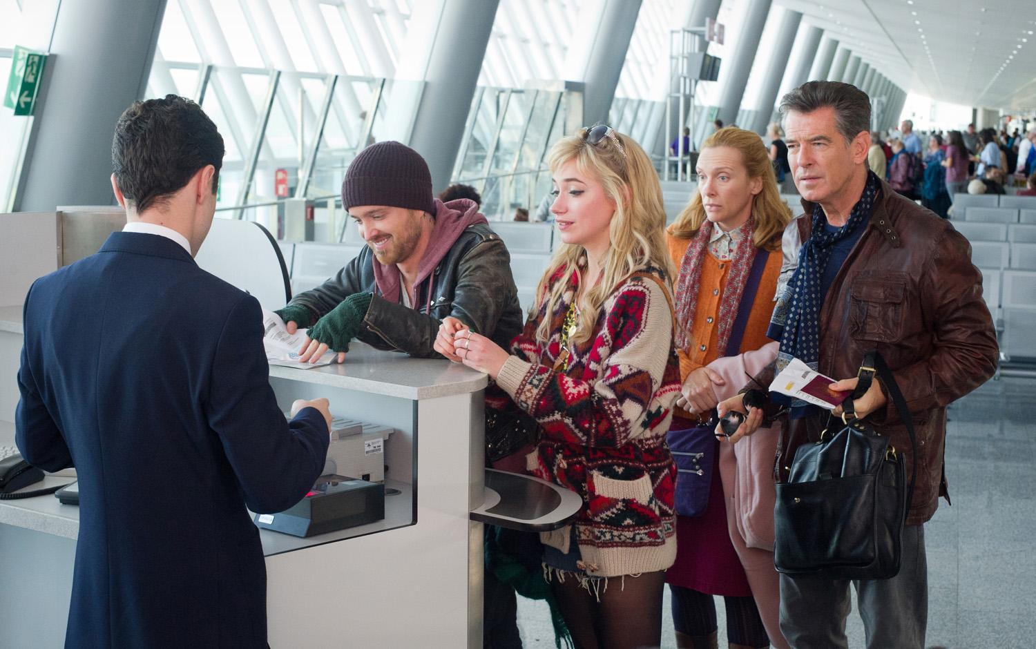 Pierce Brosnan, Toni Collette, Aaron Paul, Imogen Poots