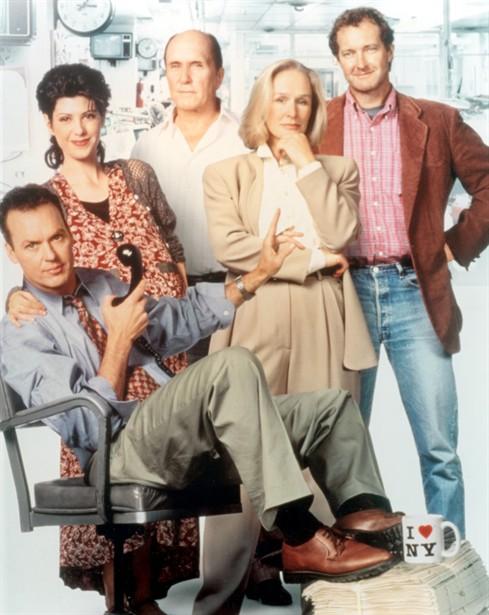 Glenn Close,Marisa Tomei,Michael Keaton,Randy Quaid,Robert Duvall