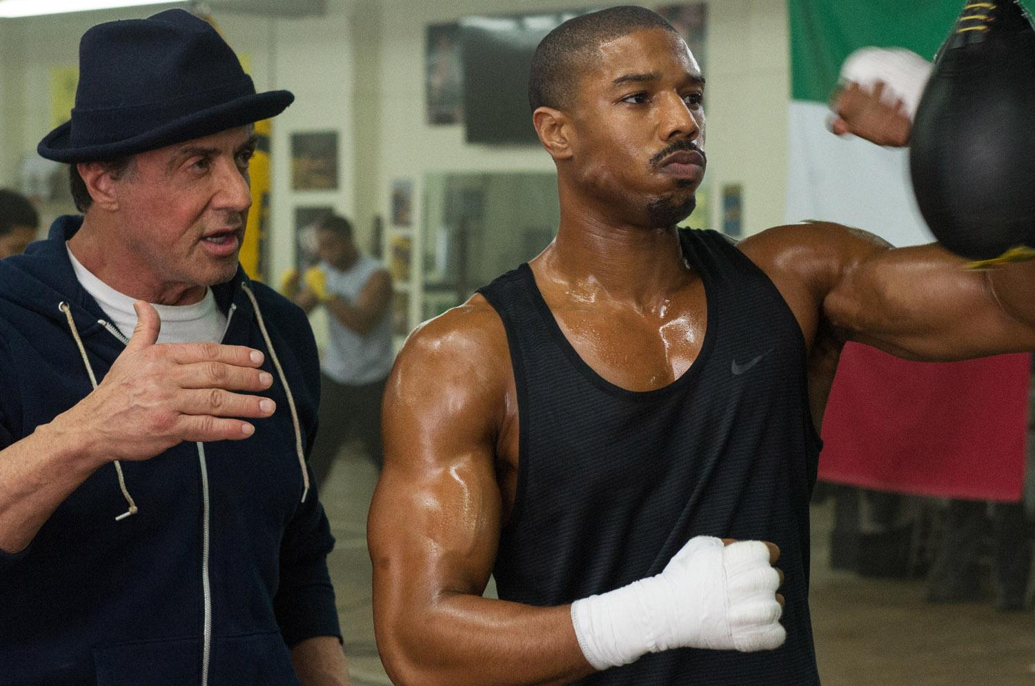 Sylvester Stallone, Michael B. Jordan