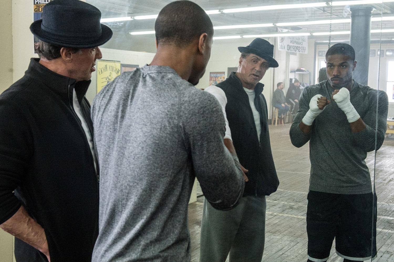 Sylvester Stallone, Michael B. Jordan