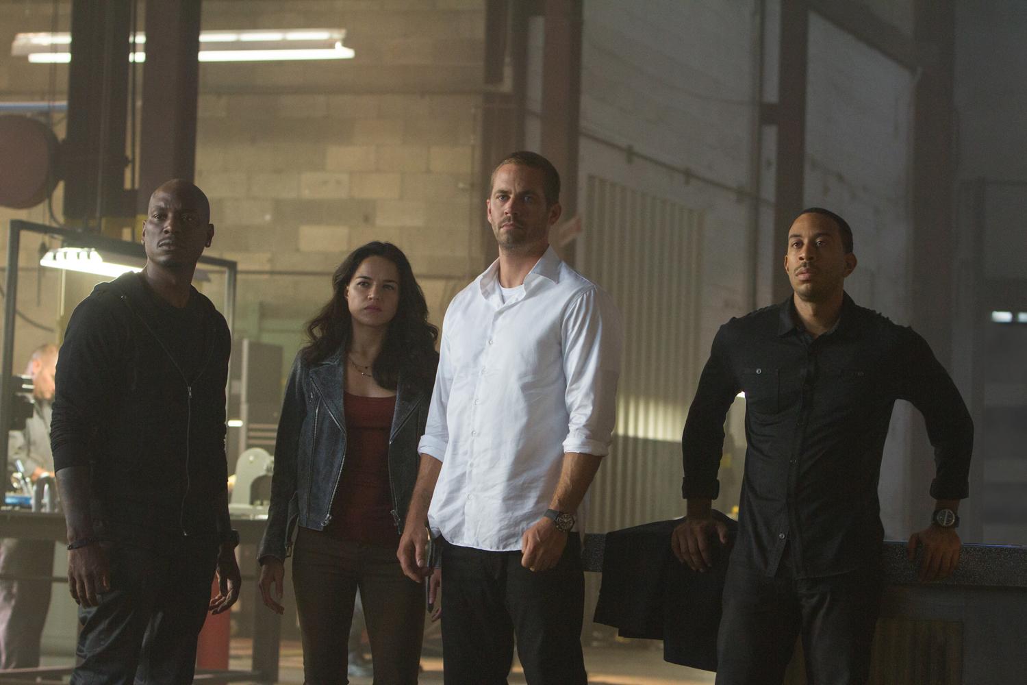 Chris 'Ludacris' Bridges, Michelle Rodriguez, Paul Walker, Tyrese Gibson