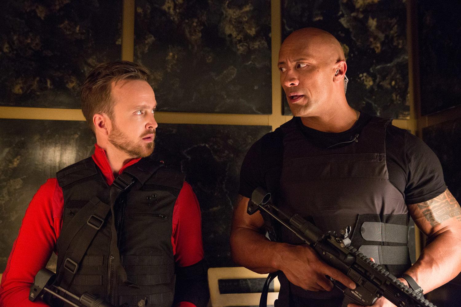 Dwayne 'The Rock' Johnson, Aaron Paul