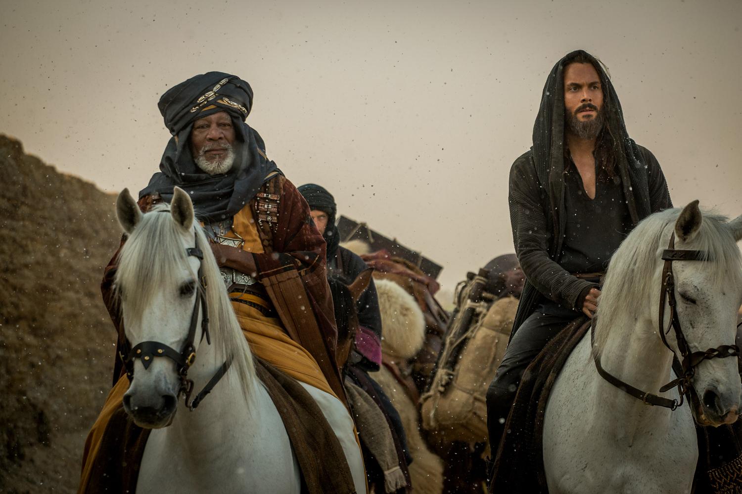 Morgan Freeman, Jack Huston