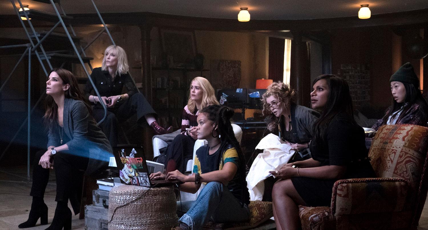 Sandra Bullock, Cate Blanchett, Anne Hathaway, Mindy Kaling, Sarah Paulson, Helena Bonham Carter