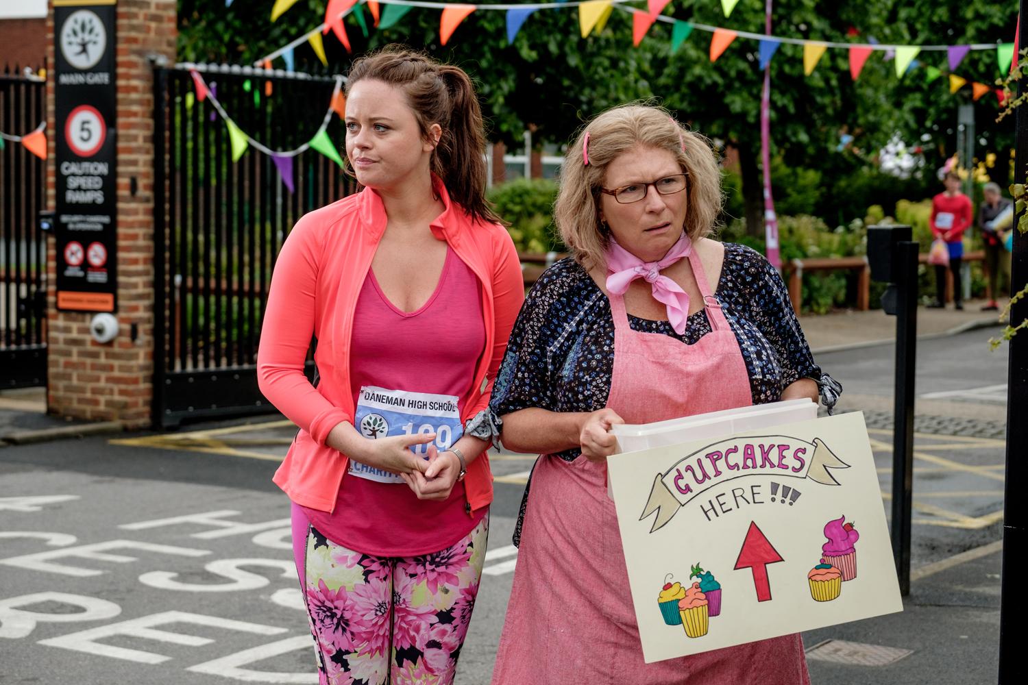 Emily Atack, Jennifer Saunders