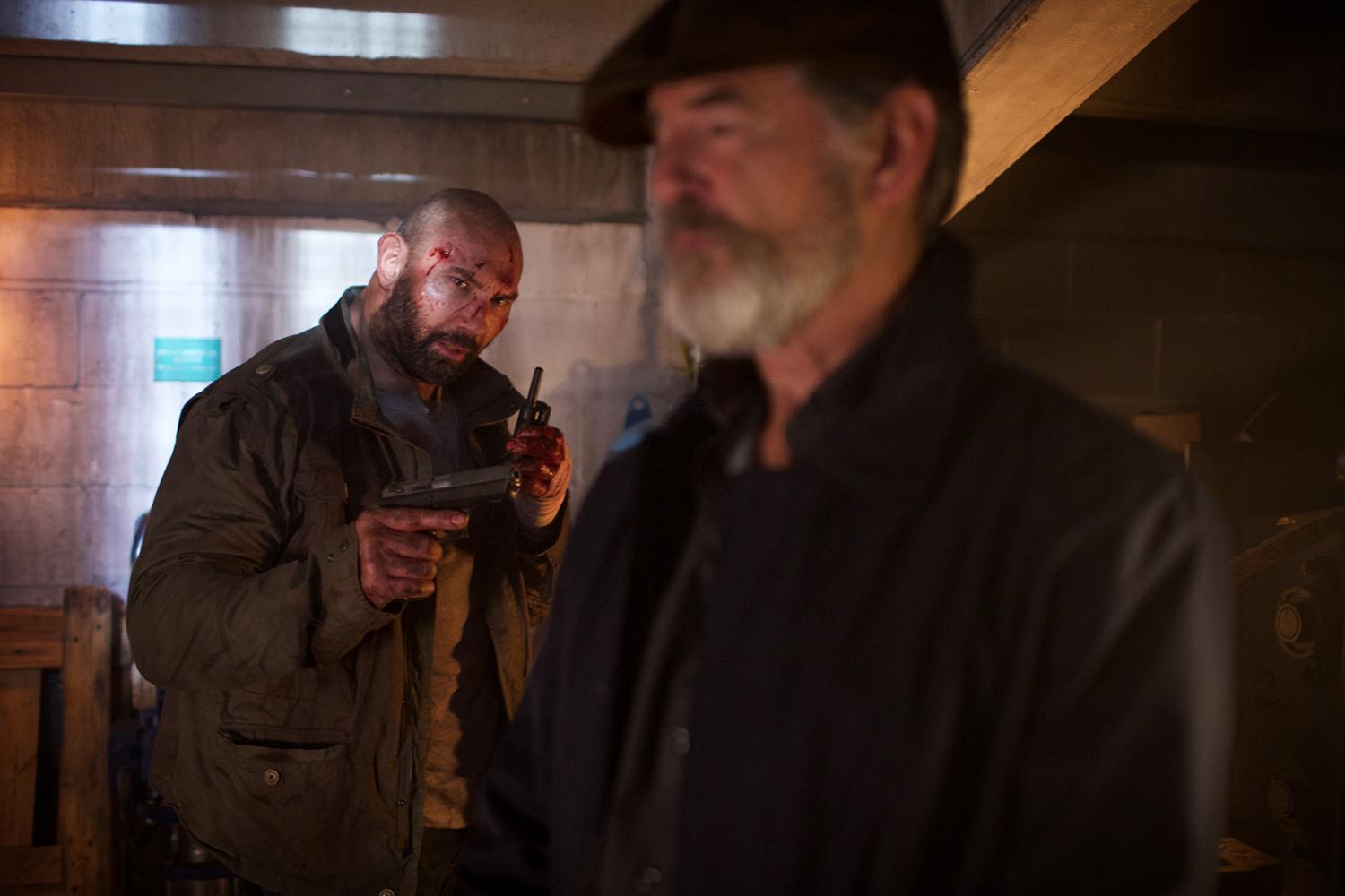 Dave Bautista, Pierce Brosnan