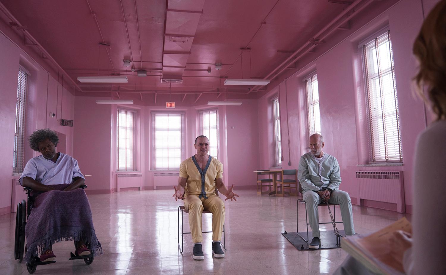 Bruce Willis, James McAvoy, Samuel L. Jackson