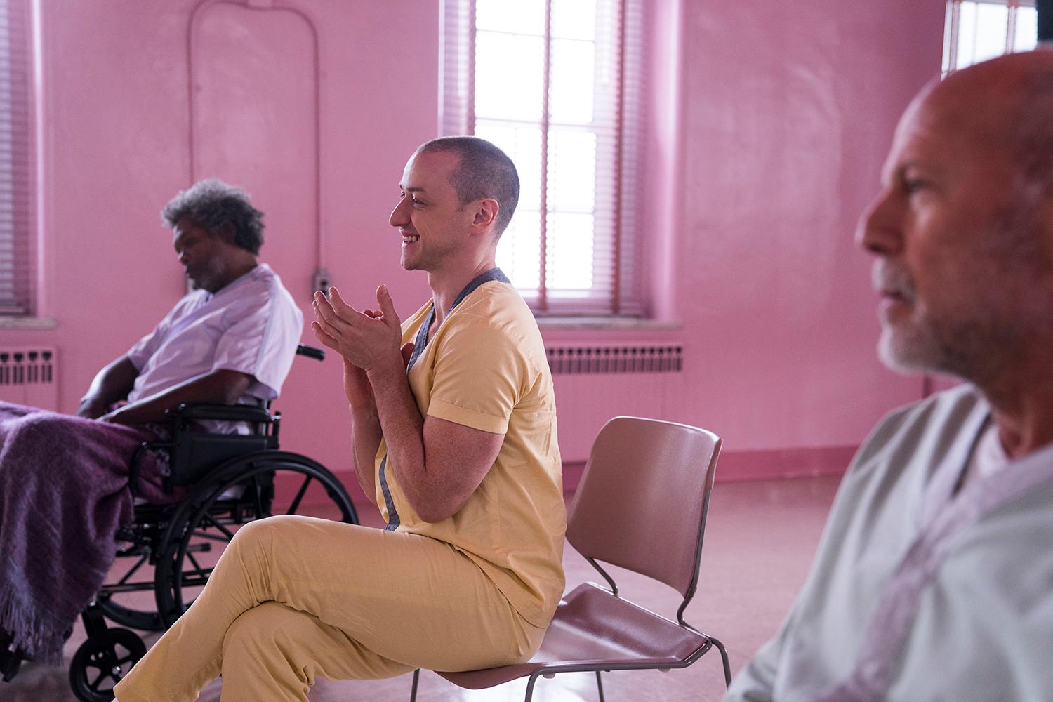 Bruce Willis, James McAvoy, Samuel L. Jackson