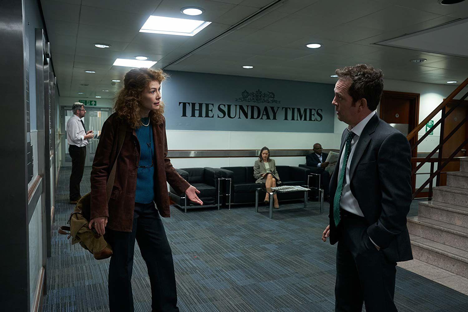Rosamund Pike, Tom Hollander