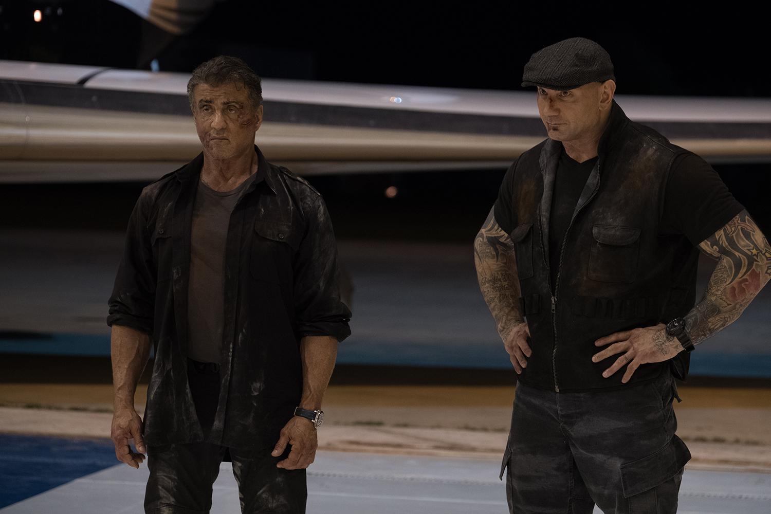 Sylvester Stallone, Dave Bautista