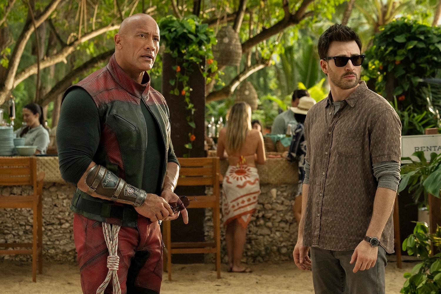Dwayne Johnson, Chris Evans